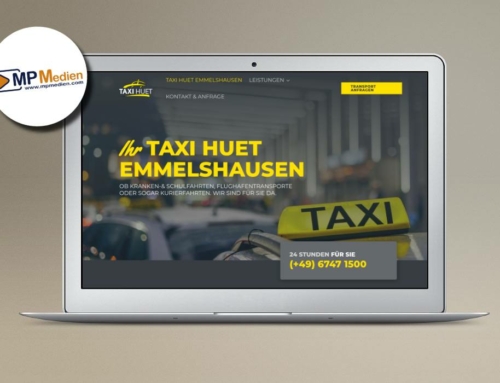 Taxi Homepage / Landingpage – Funkmietwagen One Page